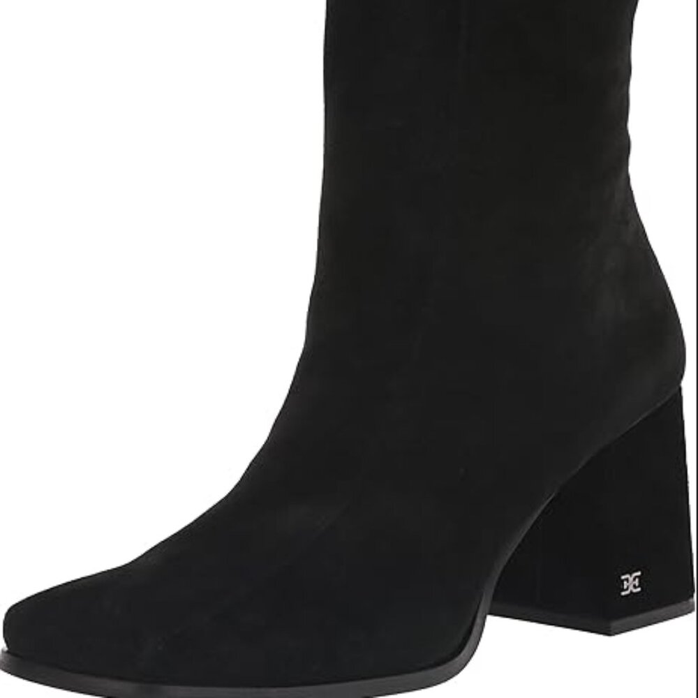 Sam Edelman Mayla Suede Ankle Boot Black Sz 8M NIB - Picture 7 of 13
